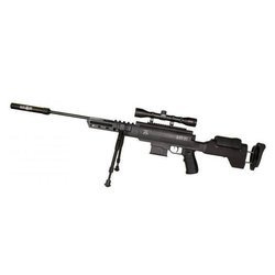 Black Ops - Wiatrówka łamana Sniper z lunetą 4x32 i dwójnogiem - 4,5 mm Diabolo - B1008