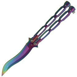 Martinez Albainox - Nóż motylkowy Balisong Rainbow - 36297