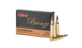 Amunicja karabinowa PMC Bronze Boat Tail .223 Rem 55 gr / 3.56 g FMJ-BT - 223A - 20 sztuk - 223SP