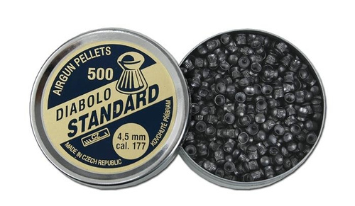 Kovohute Pribram - Śrut do wiatrówki Diabolo Standard - 500 szt. - 4,5 mm