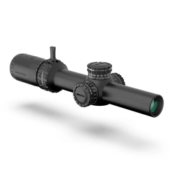 Swampfox Optics - Luneta biegowa Arrowhead SFP LPVO - 1-8x - Guerilla DOT MIL Red - Czarna - ARH18241-RL