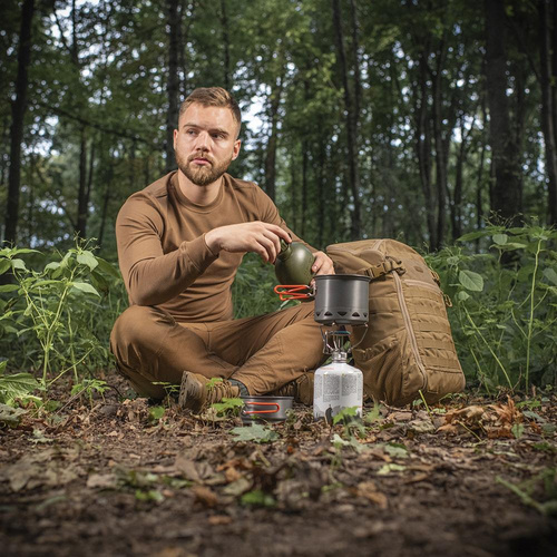 M-Tac - Menażka z radiatorem na kuchenkę gazową - Zielona - MTC-DM-FMC-217