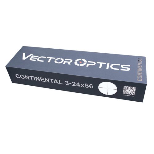 Vector Optics - Luneta celownicza Continental x8 3-24 SFP ED - 56 mm - Czarna - SCOL-50