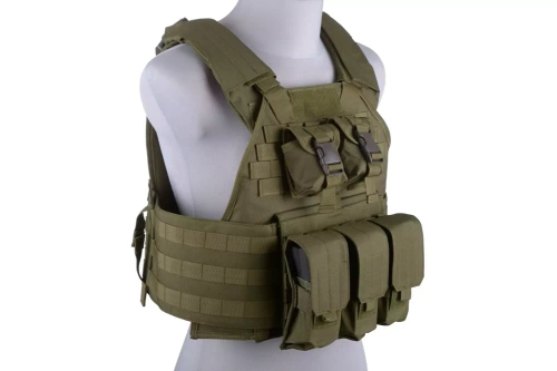 GFC Tactical - Kamizelka taktyczna Plate Carrier - Oliwkowa - GFT-18-018404