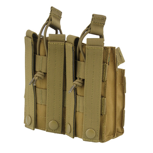 Condor - Ładownica MOLLE na magazynki AR15 - Podwójna - Coyote Brown - MA43-498