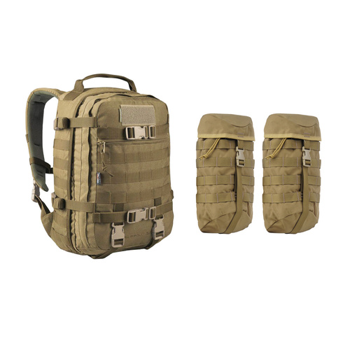 WISPORT - Plecak Sparrow 30 II z dwiema kieszeniami bocznymi - 30 + 10 l - Coyote