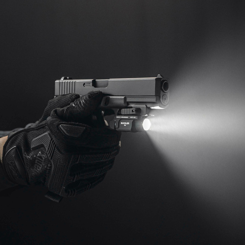 Armytek - Latarka taktyczna na broń Buckler M1 - Picatinny QD - Światło białe - F09301C