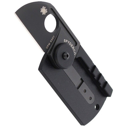 Spyderco - Nóż składany Dog Tag Folder CF/G-10 Laminate Black - C188CFBBKP