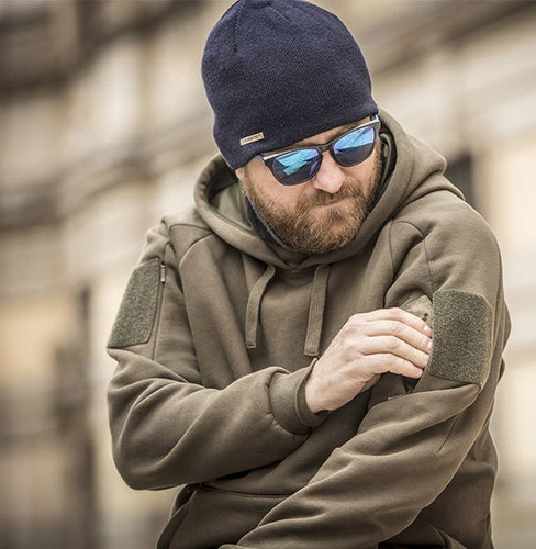 Helikon - Bluza z kapturem Urban Tactical Hoodie Lite - Niebieska - BL-ULK-CB-65