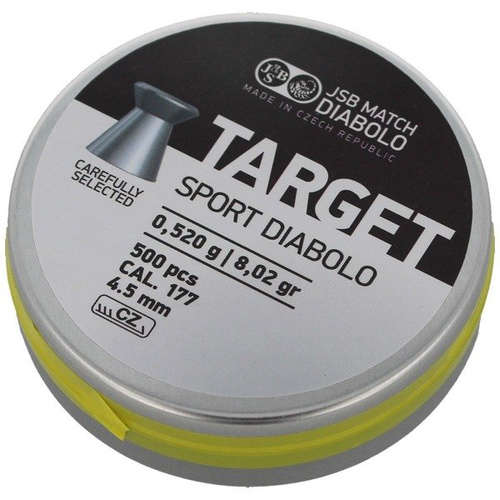 JSB - Śrut do wiatrówki Diabolo Target Sport - 4.5 mm - 500 szt. - 001145-500