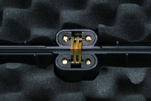 Megaline - Walizka na broń długą - 97x25x10 cm - Zatrzask - Czarna - 200/000C