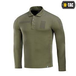 M-Tac - Koszula taktyczna Polo z długim rękawem - Army Olive - 80021062