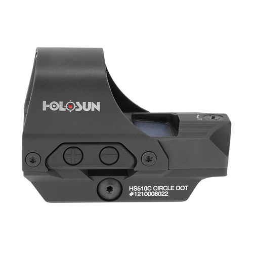 Holosun - Kolimator Open Reflex HS510C Multi Reticle - Solar Panel - Czarny