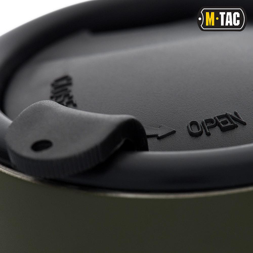 M-Tac - Kubek termiczny z pokrywą - 280 ml - Oliwkowy - 60009001