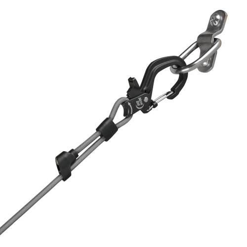 Nite Ize - Elastyczna lina z klamrą CamJam SlideLock - Aluminium - Czarna - CJSLB5-01-R3