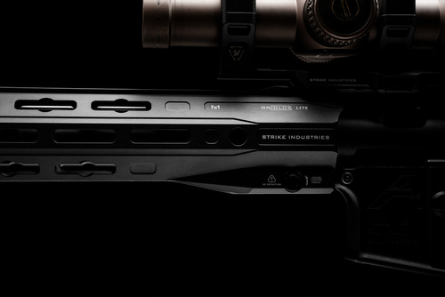 Strike Industries - Łoże aluminowe Gridlok LITE 8,5" - AR-15 - Czarne - SI-GRIDLOK-LITE-8.5-BK
