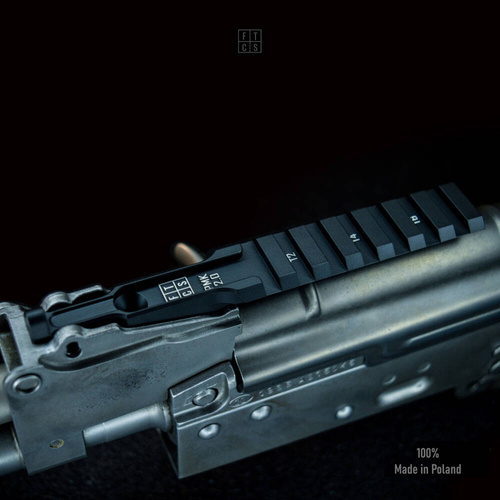 FTCS - Montaż do optyki za szczerbinkę AK PMK 2.0 Picatinny - Czarny H-146 - Nr. 18