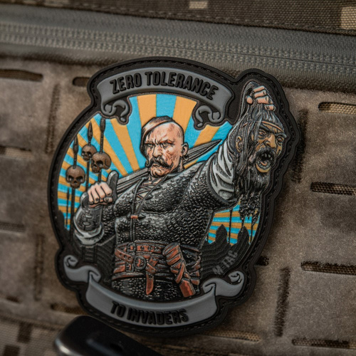 M-Tac - Naszywka Zero Tolerance - PVC - Szary - 51348042