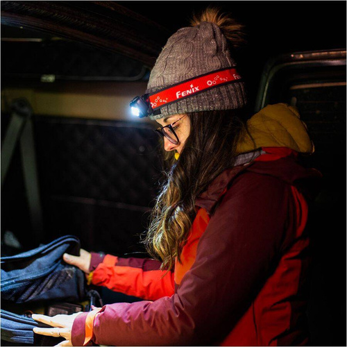 Fenix - Latarka czołowa LED HL16 - 450 lm - Jasnozielona - HL16 green