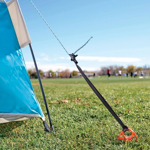 Nite Ize - Klamra CamJam Ring z taśmą 18" - Aluminium - Duży - Czarna - CJRWL-09-R3