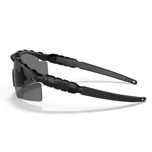 Oakley - Okulary balistyczne Standard Issue M Frame 2.0 Industrial - Matte Black - Szare soczewki - OO9213-03