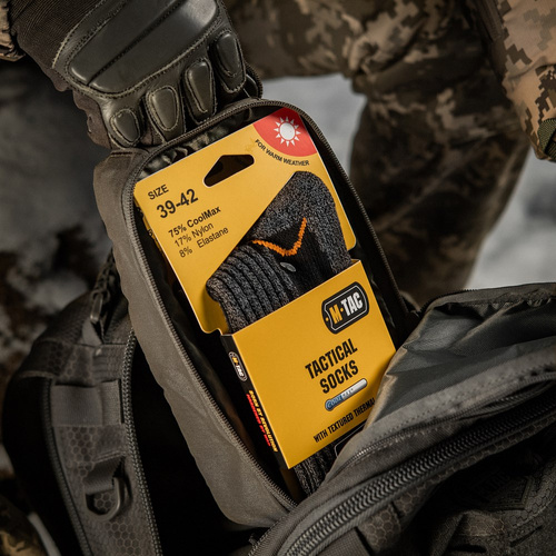 M-Tac - Skarpety Coolmax 75% Long - Czarny - FL-2103-3