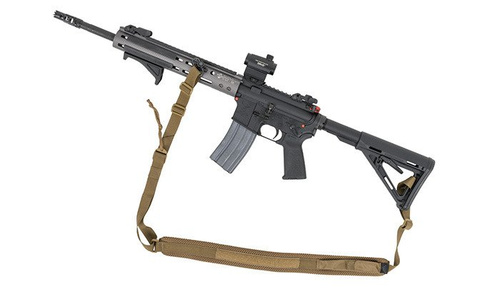 Helikon - Dwupunktowy pas do broni - Olive Green - ZW-RFS-PO-02