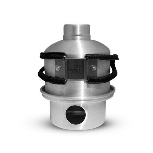 Survival Kettle - Czajnik turystyczny stalowy Silver Mini Steel - 0,3 l