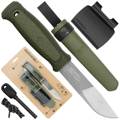 Morakniv - Nóż survivalowy Kansbol z zestawem przetrwania - Zielony - 13912