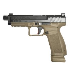 Canik - Pistolet METE SFT - Z gwintem zewnętrznym - 9x19 mm Para - Czarny/FDE