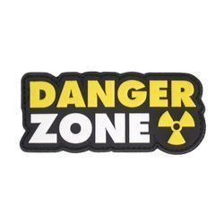 101 Inc. - Naszywka 3D - Danger Zone - Żółty / Biały - 444130-7332