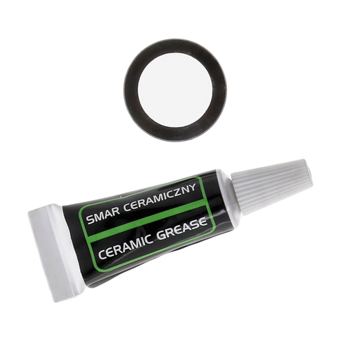 Gomander - Tłumik do broni Tactinox 5,56 OB - Nasuwany - Gwint 1/2x28 - Stal nierdzewna - Piaskowy