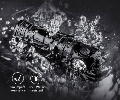 NEXTorch - Latarką kątowa LED P10 - 1400 lm - Czarna - P10