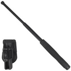 ESP - Hartowana pałka teleskopowa Ergonomic 18'' Friction z kaburą - Friction Lock - Czarna - ExB-18HE-BK BH-24
