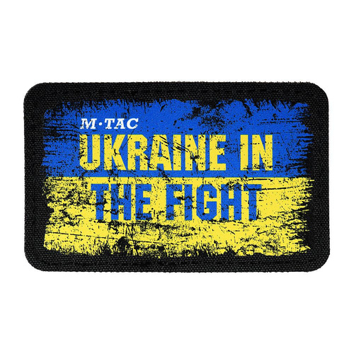 M-Tac - Naszywka morale patch Ukraine in the Fight - Mocowana na rzep - 80 х 50 mm - 51331000