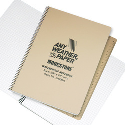 Modestone - Notatnik wodoodporny - 210 x 297 mm - 50 kartek - Tan - C42MIL