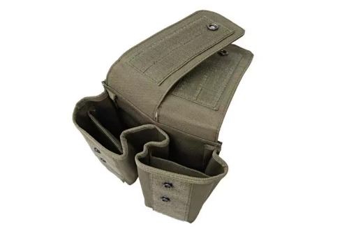 GFC Tactical - Podwójna ładownica na magazynki typu AK / AR - MOLLE - Nylonowa - Oliwkowa - GFT-19-003576