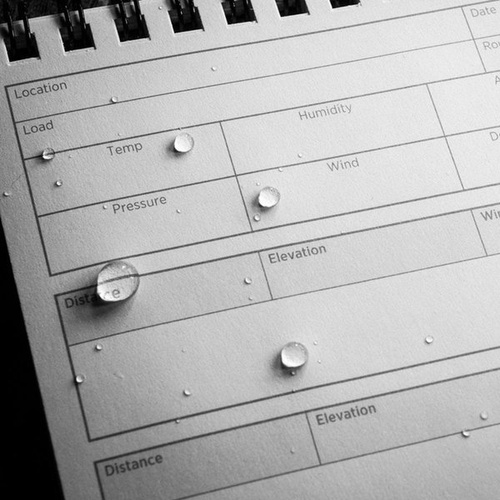 Rite in the Rain - Notes wodoodporny strzelecki DOPE - 4 x 6" - D746 - Czarny