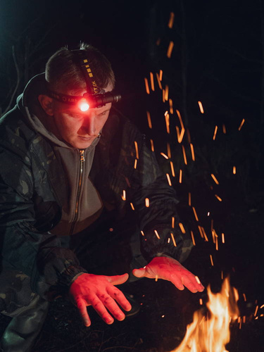 Armytek - Latarka akumulatorowa / czołówka Wizard C2 WR Magnet USB - 1020 lumenów - F06901W