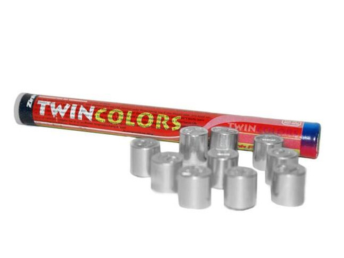 Zink-Feuerwerk - Race hukowe Twin Colors - 10 szt.