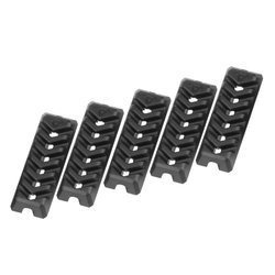 Strike Industries - Ochronne zaślepki SIEGEN Rail Covers do otworów M-LOK - 5 szt. - Czarne - SI-SIEGEN-COVER-BK