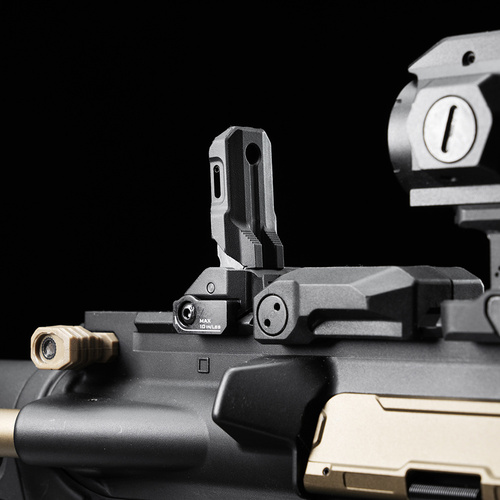 Strike Industries - Celownik przeziernikowy Strike Polymer Backup Sights - Składany - Picatinny - Czarny - SI-SPBUS