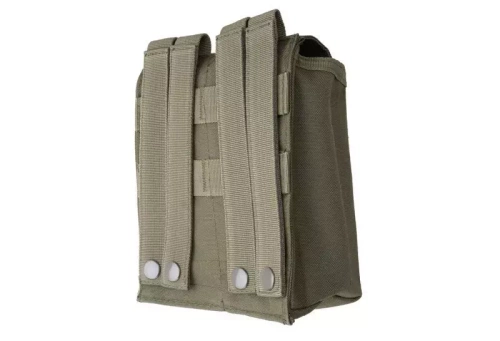 GFC Tactical - Podwójna ładownica na magazynki typu AK / AR - MOLLE - Nylonowa - Oliwkowa - GFT-19-003576