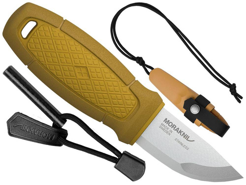 Morakniv - Nóż z krzesiwem Eldris Fire Starter Neck Knife Kit - Żółty - 12632