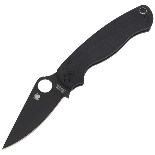 Spyderco - Nóż składany Para Military™ 2 G-10 Black / Black Blade - C81GPBK2