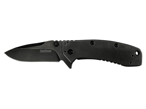 Kershaw - Nóż składany Cryo II - Metalowa budowa - Czarny - 1556BW