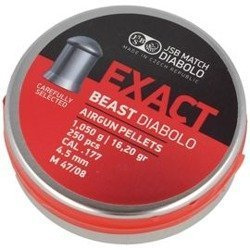 JSB - Śrut do wiatrówki Exact Beast - 4.52 mm Diabolo - 250 szt. - 546279-250
