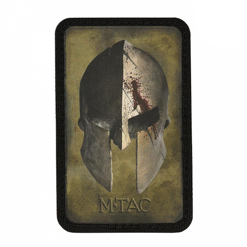 M-Tac - Naszywka Spartan Helmet - Morale Patch - Ranger Green / Czarna - 51102023