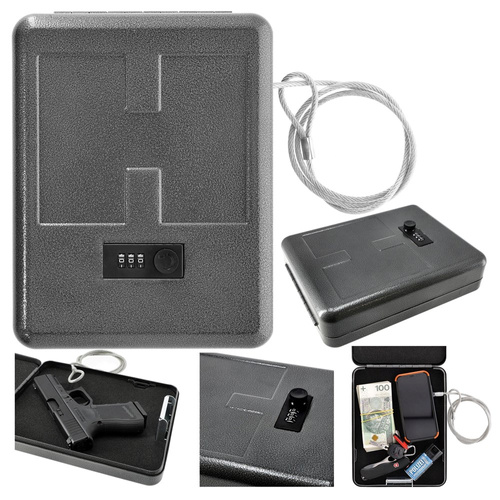 Umarex - Kasetka na pieniądze Safety Box L - 24,5 x 16,5 x 5 cm - Czarna - 3.4069