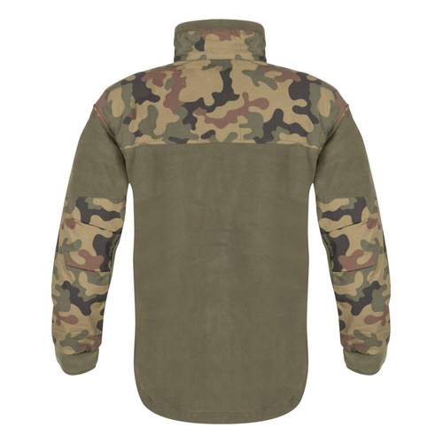 Helikon - Bluza polarowa Infantry - Black/PL Woodland - BL-INF-HF-17